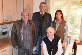 Von links: BGF Karl Christandl, GK OPO Gerhard Feier, Altbgm. Hubert Stiefmann, GR Maria Magdalena Puffing